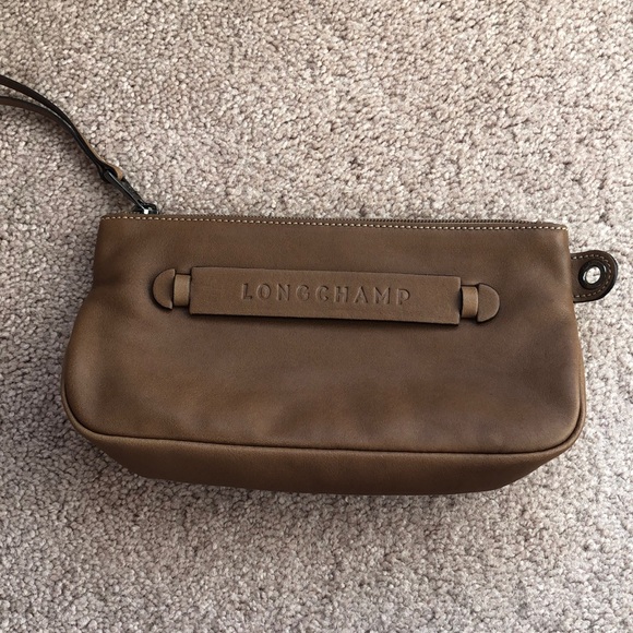 longchamp leather pouch